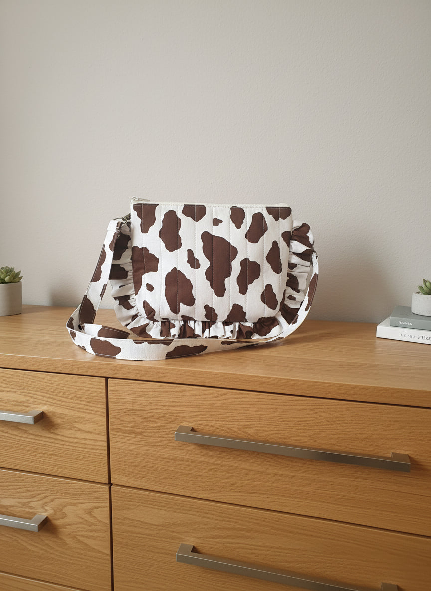 Ruffle Cosmetic / Makeup Bag