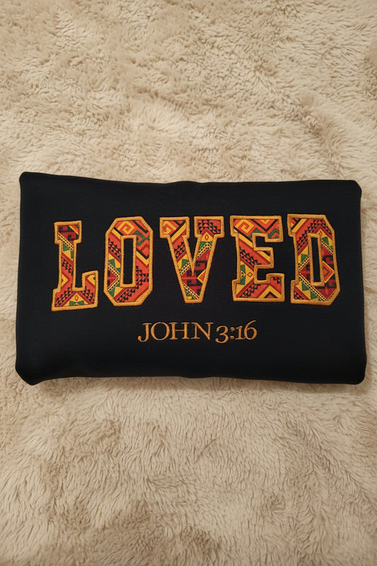 Sweatshirt -Loved Embroidered