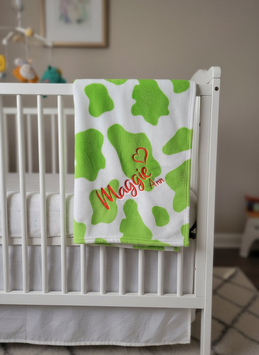 Personalized Embroidered Blanket 50x60 (solid colors only)