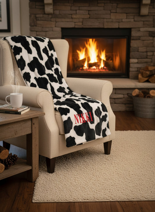 Personalized Embroidered Blanket 50x60 (solid colors only)